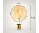 Ampoule LED Connectée 4W CCT 2700-6500k Wifi E27 G95