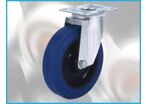Roulettes caoutchouc charges moyennes de 140 à 400 kg