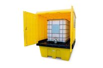 Jonesco - Abri rétention rigide IBC - 1260 L - 1 GRV - Stockage sécurisé