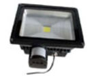 Projecteur LED 50W avec détecteur de mouvements