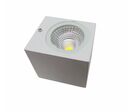 Applique Murale LED 3W IP44 Design Carré BLANC - Blanc Neutre 4000K - 5500K