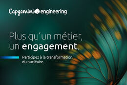 Partenaire stratégique du nucléaire, Capgemini Engineering recrute des ingénieurs expérimentés pour transformer la filière et inventer l’ingénierie de demain.