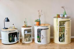 Des barils de pétrole recyclés en minibars