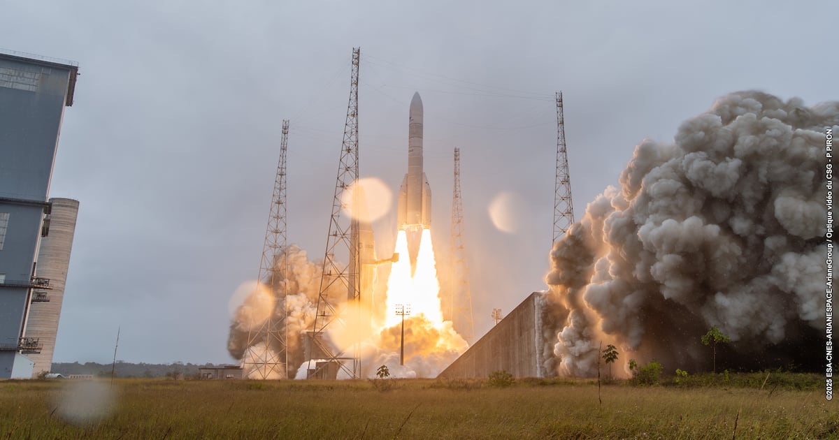 «Est-ce que c’est gagné d’avance ? Non» : après un démarrage sans faute, Ariane 6 lorgne les projets de défense spatiale de l’Allemagne