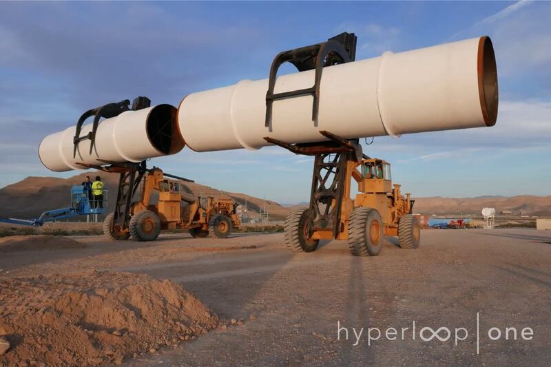 [Photo] Hyperloop One dévoile les premières images de son tunnel DevLoop