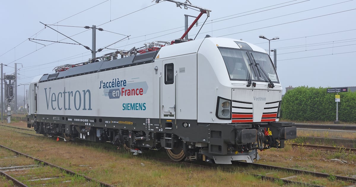 Siemens Loco Router Les locomotives Vectron de Siemens vont rouler en France