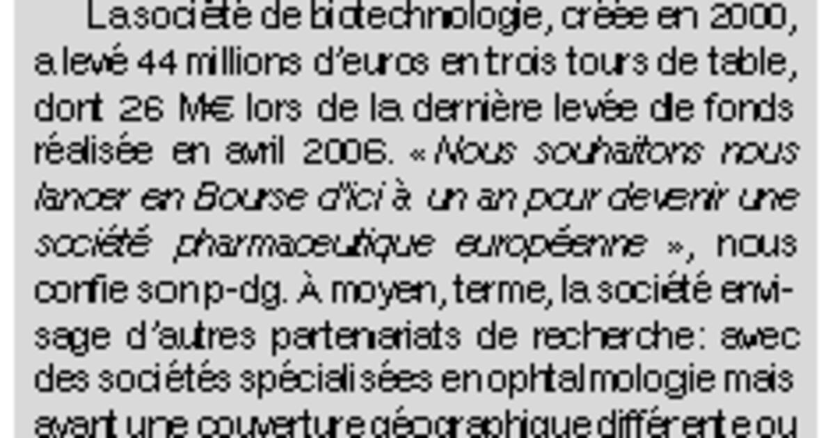 Topigen Biotechnologies : Novagali et Topigen veulent croiser leurs technologies