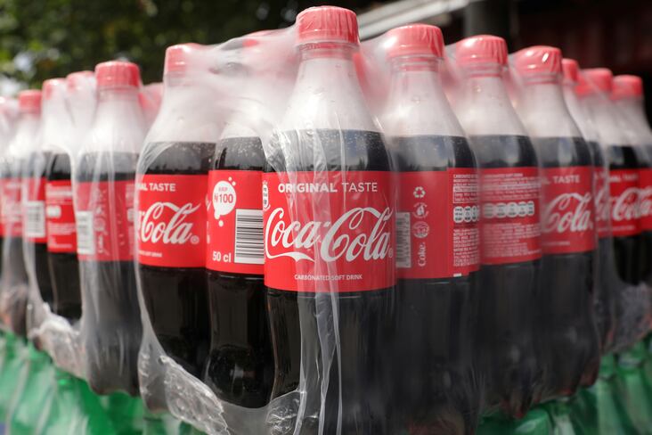 Photo des bouteilles de Coca-Cola