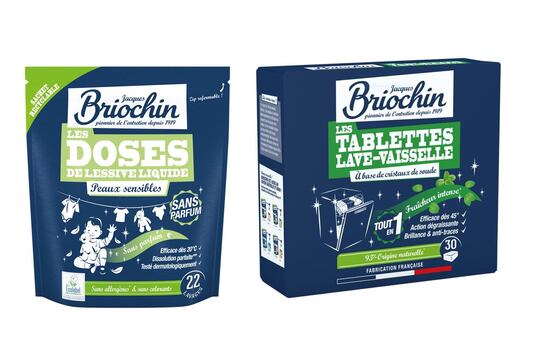 Briochin dévoile ses premières capsules de lessive et tablettes lave ...