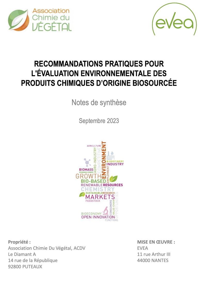 Produits biosourcés : L'ACDV dévoile un guide méthodologique sur l ...