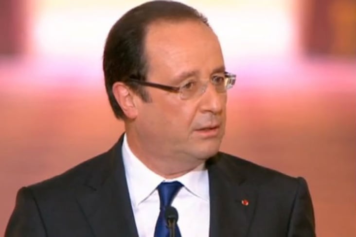 François Hollande lors de la conférence de presse du 16 mai