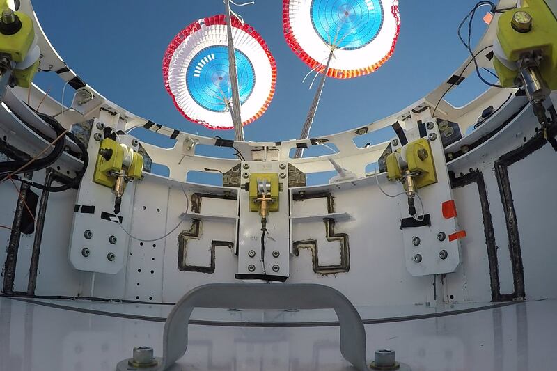 Solide Rocket Boosters Separation De Navette Spatiale Illustration