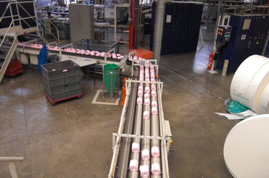 Assemblage des tubes et des papiers