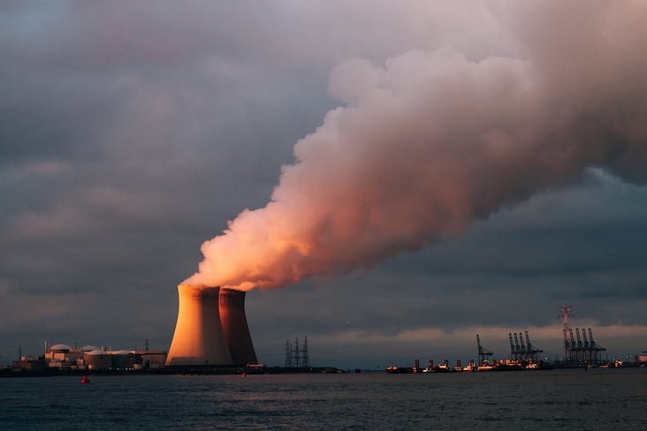 Centrale nucléaire d'Antwerp en Belgique