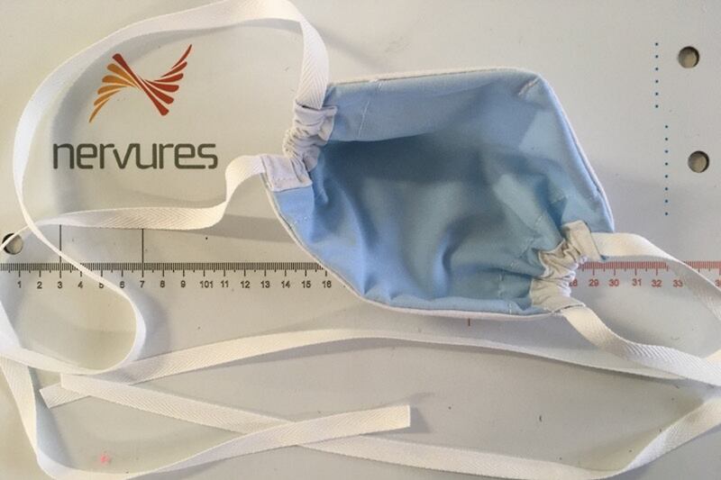 Nervures convertit l'ensemble de son atelier dans les masques barrières