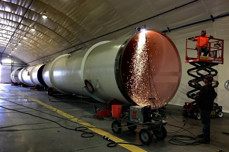 [Photo] Hyperloop One dévoile les premières images de son tunnel DevLoop