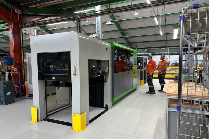 DS Smith Neuville-aux-Bois machine Highcon plan large