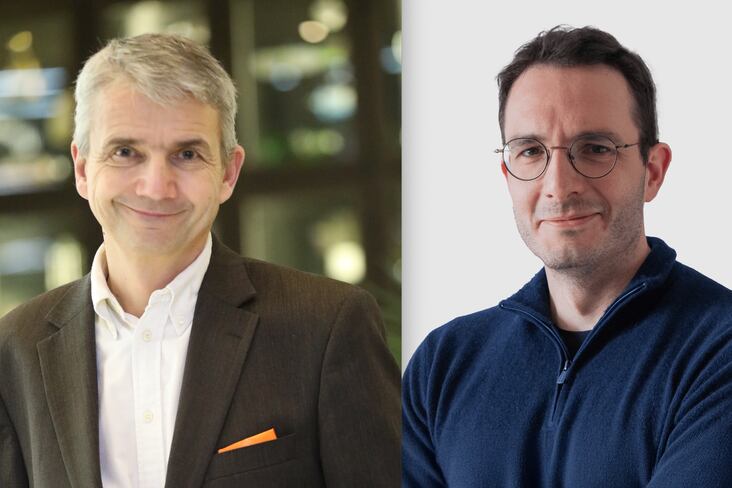 Stéphane Boutron (Still) et Maxime Delmas (Creapills)