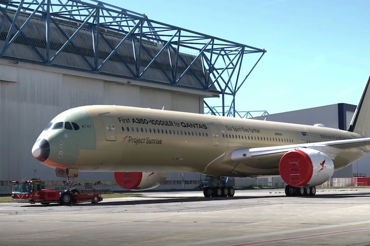 17 000 km sans escale au programme de l’Airbus de Qantas